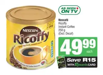 Spar Nescafé Ricoffy Instant Coffee 250g offer
