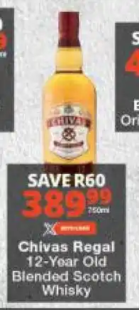 Checkers Chivas Regal 12-Year Old Blended Scotch Whisky offer