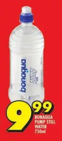 Shoprite BONAQUA PUMP STILL WATER 750ml offer