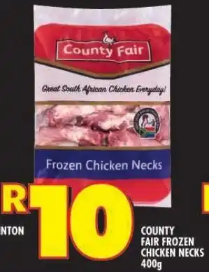 Shoprite COUNTY FAIR FROZEN CHICKEN NECKS 400g offer