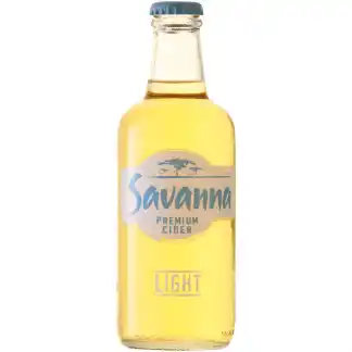 Prestons Savanna Light Premium Cider Non-Returnable Bottle (24x330ML) offer
