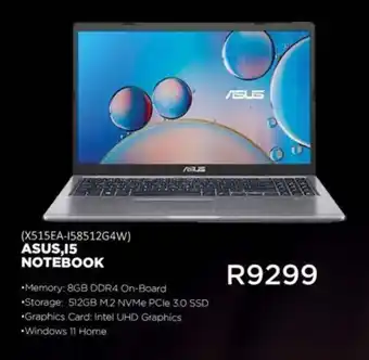 Matrix Warehouse ASUS, i5 NOTEBOOK offer