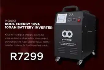 Matrix Warehouse KOOL ENERGY 1KVA 100AH BATTERY INVERTER offer