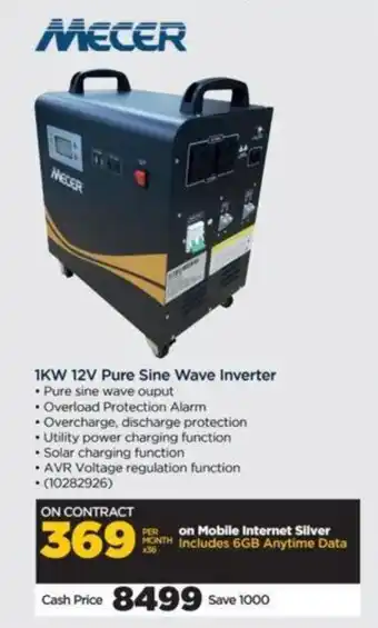 HiFi Corp 1KW 12V Pure Sine Wave Inverter offer