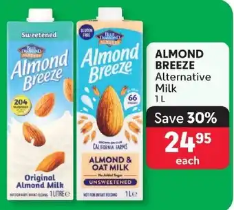Makro ALMOND BREEZE Alternative Milk 1L offer