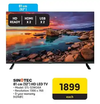 Makro SINOTEC 81 cm (32") HD LED TV offer