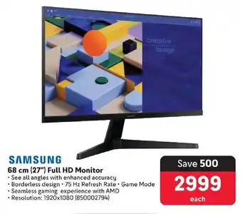 Makro SAMSUNG 68 cm (27") Full HD Monitor offer