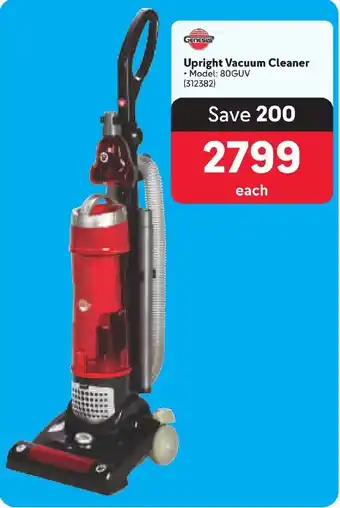 Makro GENESIS Upright Vacuum Cleaner offer