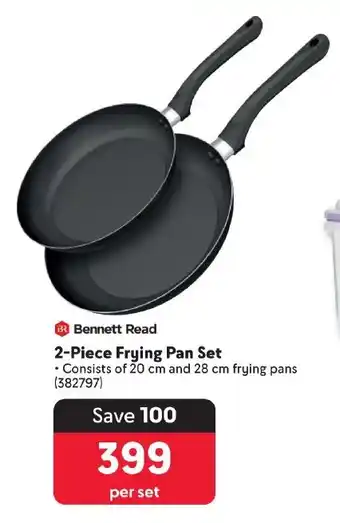 Makro Bennett Read 2-Piece Frying Pan Set offer