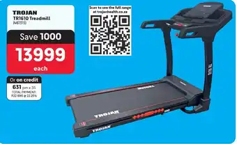 Makro TROJAN TR1610 Treadmill offer
