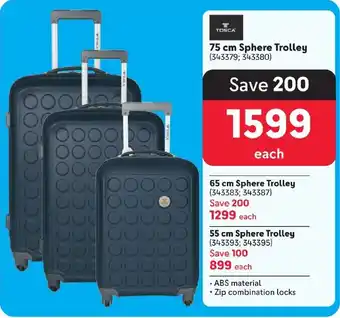 Makro 75 cm Sphere Trolley offer