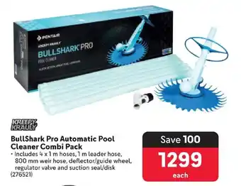 Makro BullShark Pro Automatic Pool Cleaner Combi Pack offer