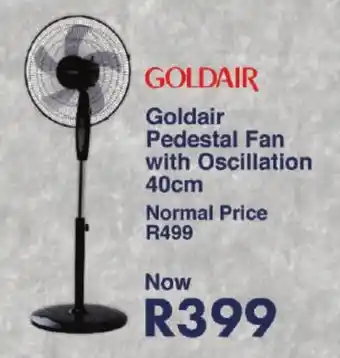 President Hyper Goldair Pedestal Fan with Oscillation 40cm offer