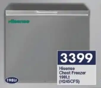 President Hyper Hisense Chest Freezer 198Lt (H245CFS) offer
