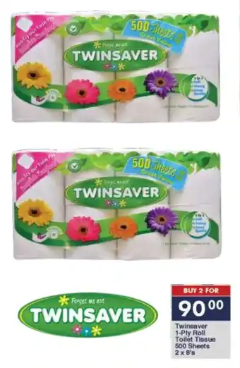 President Hyper Twinsaver 1-Ply Roll Toilet Tissue 500 Sheets 2x8's offer