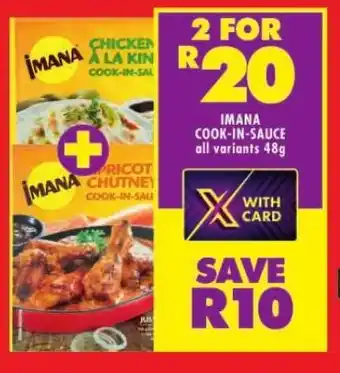 Shoprite IMANA COOK-IN-SAUCE all variants 48g offer