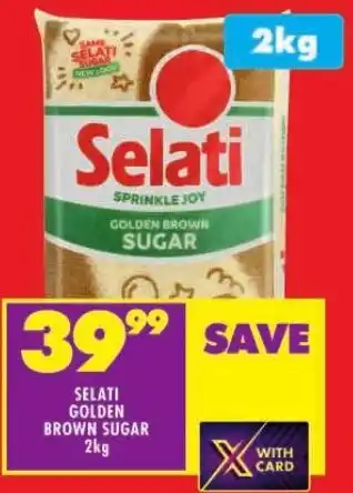 Shoprite SELATI GOLDEN BROWN SUGAR 2kg offer