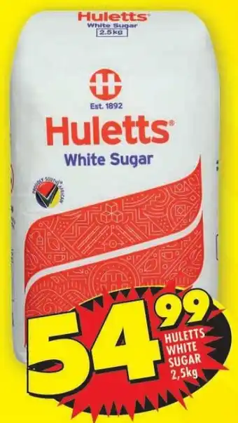 Shoprite HULETTS WHITE SUGAR 2,5kg offer