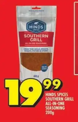 Shoprite HINDS SPICES SOUTHERN GRILL ALL-IN-ONE SEASONING 200g offer