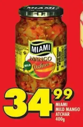 MIAMI MILD MANGO ATCHAR 400g