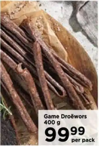 Game Droëwors 400g