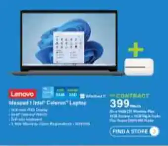 Incredible Connection Lenovo Ideapad Intel Celeron Laptop offer