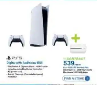 Incredible Connection PS5 Digital with Additional DS5 offer