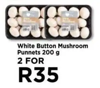 White Button Mushroom Punnets 200g
