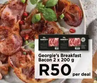 Georgie's Breakfast Bacon 2 x 200g