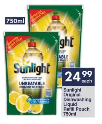 President Hyper Sunlight Original Dishwashing Liquid Refill Pouch 750ml offer