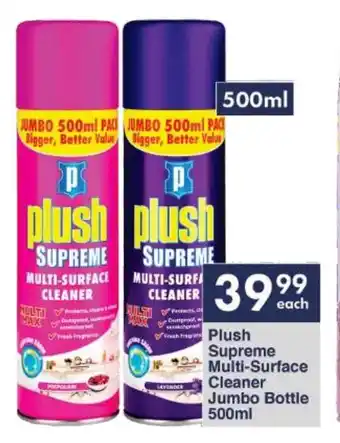 President Hyper Plush Supreme Multi-Surface Cleaner Jumbo Bottle 500ml offer