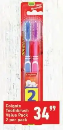 Shoprite Colgate Toothbrush Value Pack 2 per pack offer