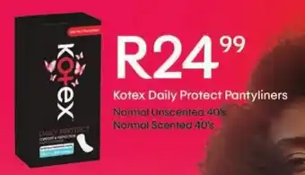 Shoprite Kotex Daily Protect Pantyliners offer