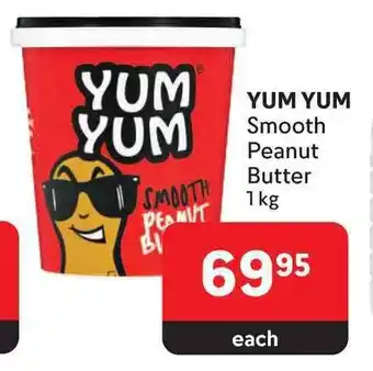 Makro YUM YUM Smooth Peanut Butter 1kg offer