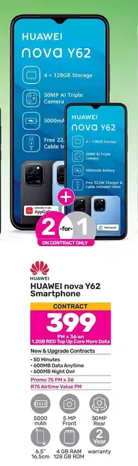 Game HUAWEI nova Y62 Smartphone offer