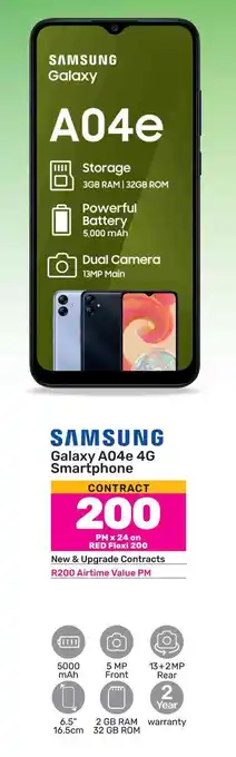 Game SAMSUNG Galaxy A04e 4G Smartphone offer