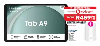 Game SAMSUNG Galaxy 8.7" A9 Tablet offer