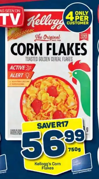 Pick n Pay Kellogg's Corn Flakes offer