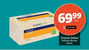 Checkers Crystal Valley Salted Butter Brick offer