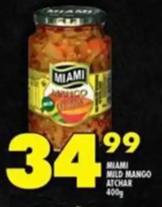 Shoprite Miami Mild Mango Atchar 400g offer