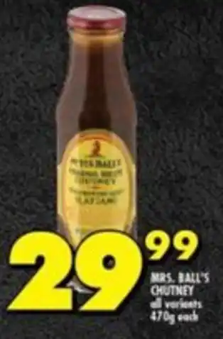 Shoprite Mrs. Ball's Chutney offer