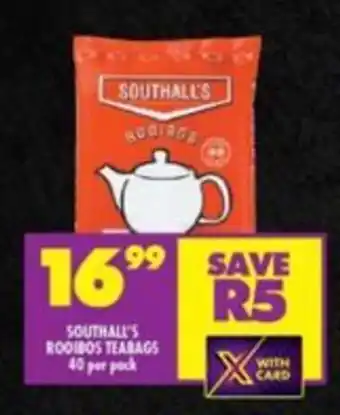 Shoprite Southall's Rooibos Teabags offer