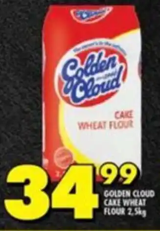Shoprite GOLDEN CLOUD CAKE WHEAT FLOUR 2,5kg offer
