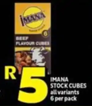 Shoprite IMANA STOCK CUBES offer