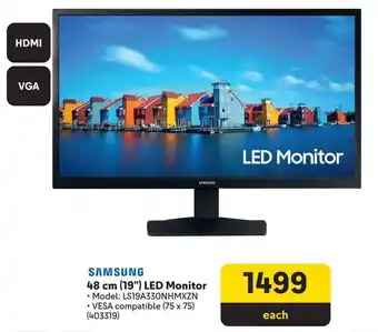 Makro SAMSUNG 48 cm (19") LED Monitor offer