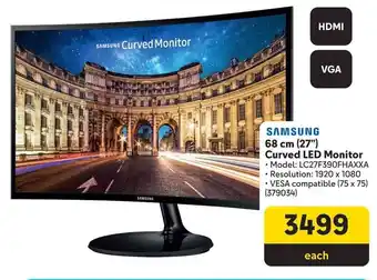 Makro SAMSUNG 68 cm (27") Curved LED Monitor offer