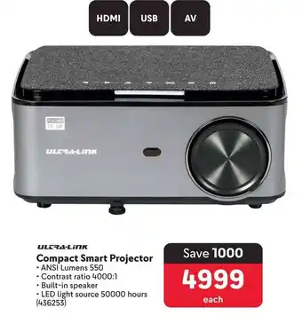 Makro Compact Smart Projector offer