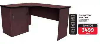 Makro Prestige 1350 Work Desk offer