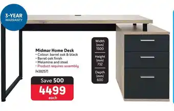 Makro Midmar Home Desk offer