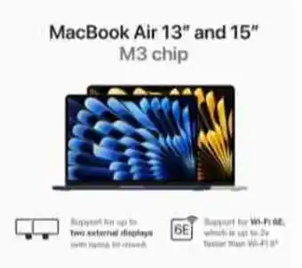 Incredible Connection MacBook Air 13" and 15" M3 chip offer